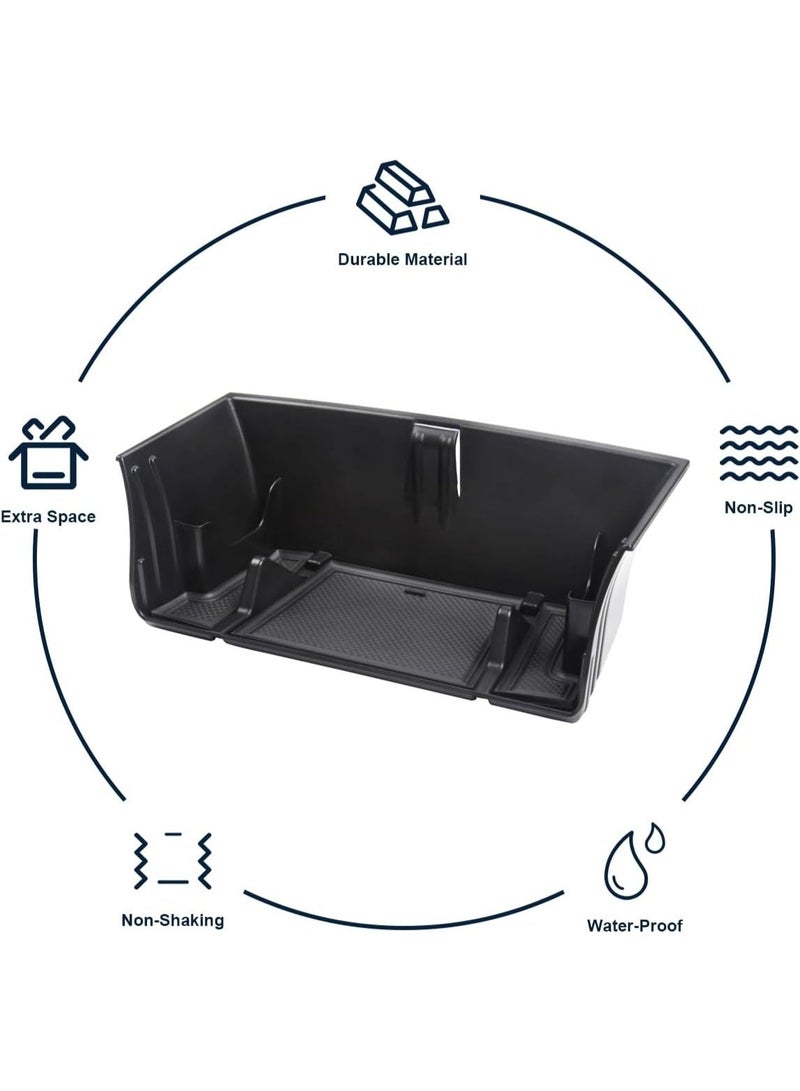 " for Land Rover Defender Accessories 2020-2022 Center Console Organizer Tray for Defender 90 110 130 2021 Interior Storage Box with Glasses Shelf/Phone Stand/Cards Slot (Gear Shift Organizer) - Image 2