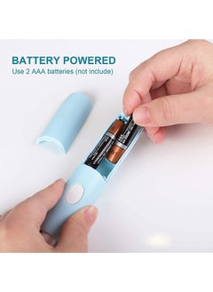 tenwin Electric Erasers, Electric Eraser with 16 Refills, Battery Operated Eraser, Electric Eraser Portable and Automatic Pencil Eraser Kit for Artists, Art Pencils, Drawing, Painting, Sketching, Drafting, Blue  - Image 4
