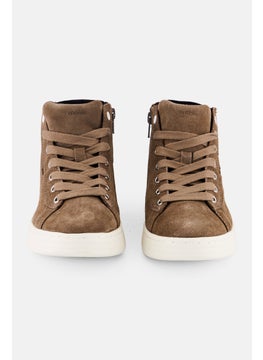 GEOX Women Lace Up Casual Shoes, Beige  - Image 3