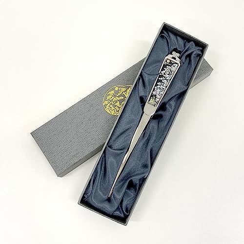 Nacreh Decorative Envelope Paper Letter Opener with Mother of Pearl Antique Design Silver Steel Office Knife Hand Cutter Blade (Longevity) - Image 4