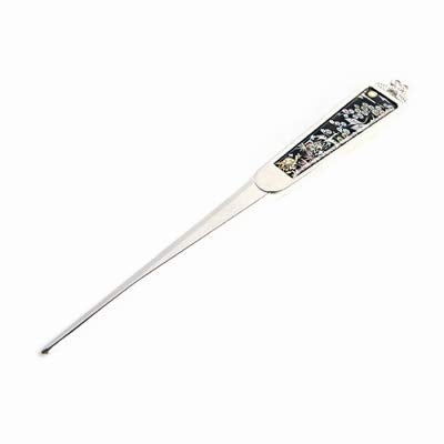 Nacreh Decorative Envelope Paper Letter Opener with Mother of Pearl Antique Design Silver Steel Office Knife Hand Cutter Blade (Longevity) - Image 5