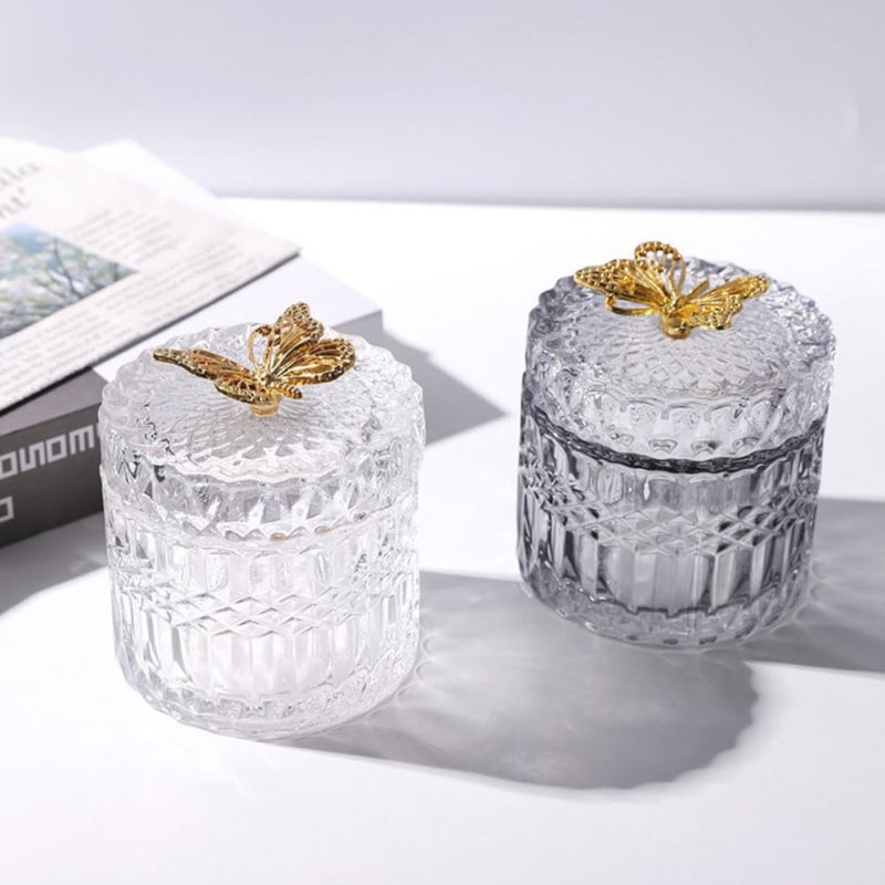 Large Glass Candy Jar With Lid Storage Container For Snacks Food Organization 64 Oz - Image 4