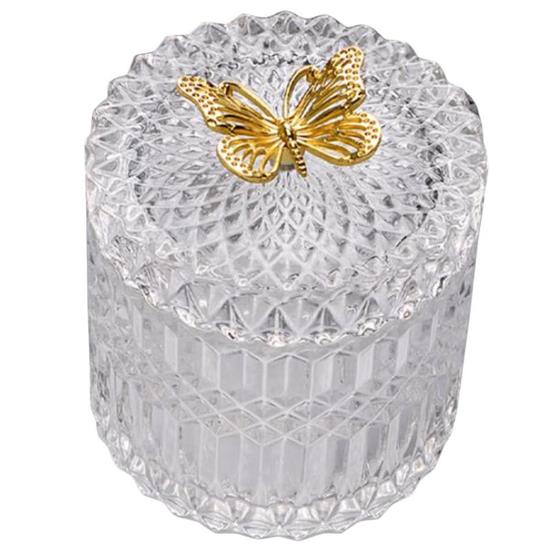 Large Glass Candy Jar With Lid Storage Container For Snacks Food Organization 64 Oz - Image 2