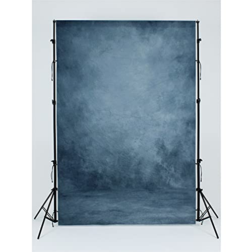 UrcTepics خلفية تصوير ميكروفايبر زرقاء 5x7 قدم لصور كبار السن بتصميم تجريدي - Image 2