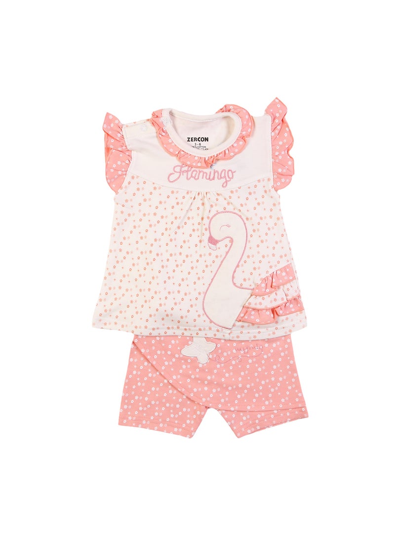 Zercon Summer Pajama Set for Newborn Babies  6341 - Image 1