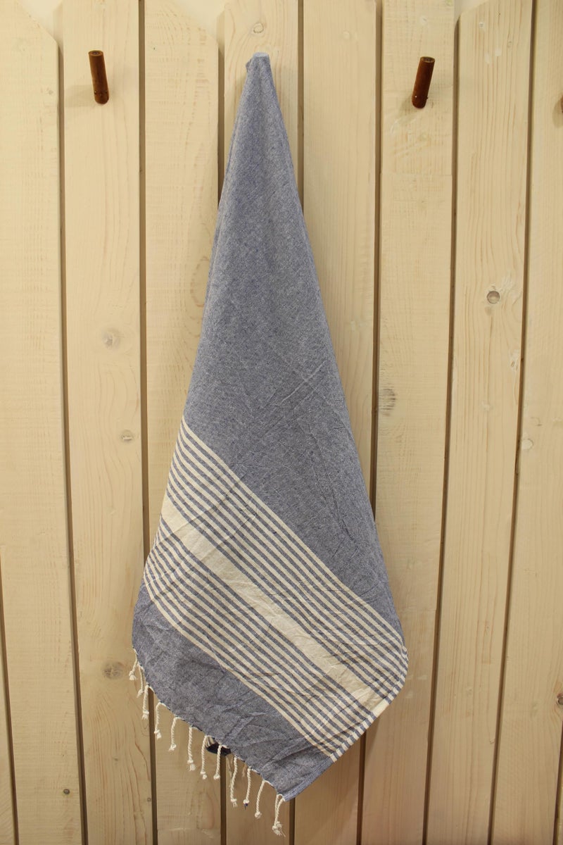 DOLCE CASA Bath/Beach Towel Ultra Soft, Absorbent & Quick Dry Towel for Bath, Beach, Pool, Travel, Spa and Yoga 170 L x 90 W Cm - Set of 2 (Green-Grey) - Image 2