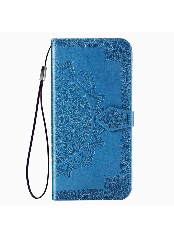 S-TOP Case For OPPO A52 Mandala Flower Embossed Horizontal Flip Leather Case with Bracket / Card Slot / Wallet / Lanyard - Image 2