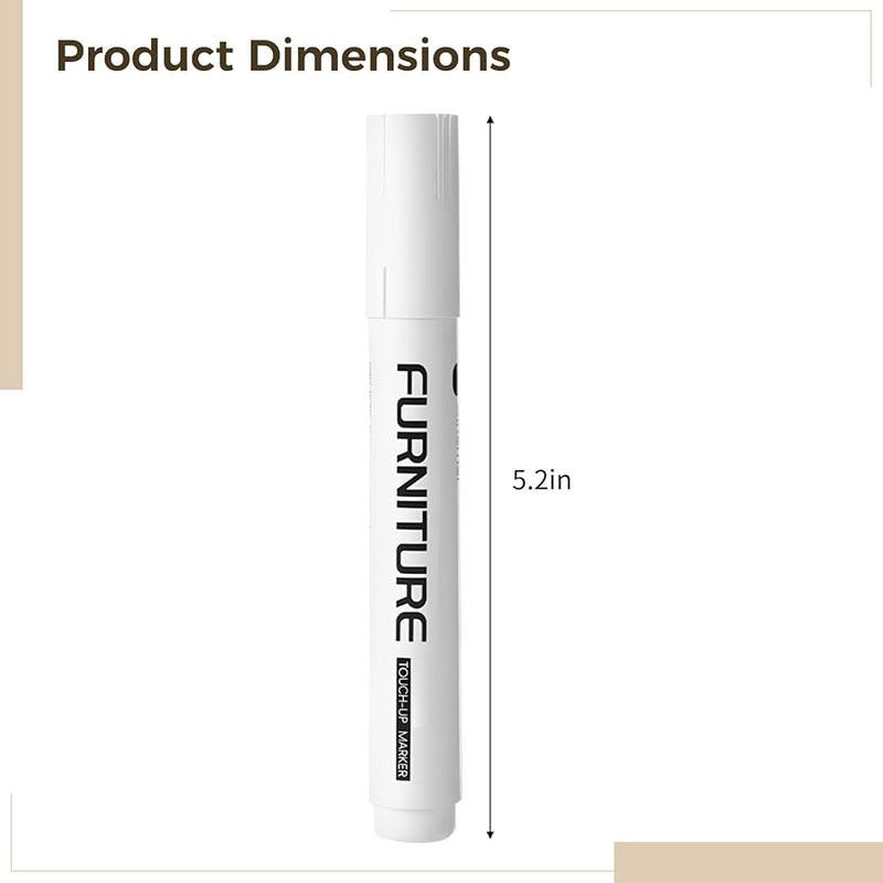 Wood Repair Touch Up Markers Set Black White Gray For Furniture Restoration - Image 3