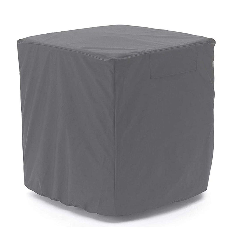 STARTWO Air Conditioner Cover Heavy Duty Waterproof Durable for Outdoor Elastic Bottom for Secure Fit Year Around Protection Gray W38inD38inH40in