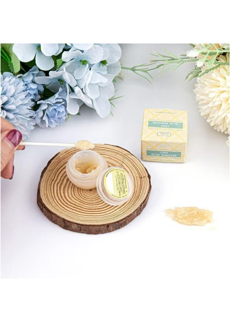 Eyelash Adhesive Remover Cream, Eyelash Extension Remover,Portable Eyelashes Grafting Eyelash Extension Glue Remover Adhesive Gel Removing Cream - Image 4