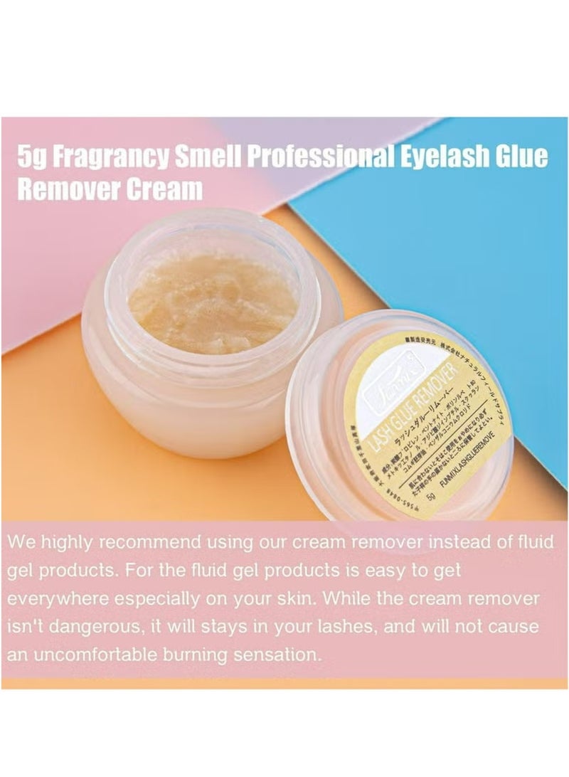 Eyelash Adhesive Remover Cream, Eyelash Extension Remover,Portable Eyelashes Grafting Eyelash Extension Glue Remover Adhesive Gel Removing Cream - Image 2
