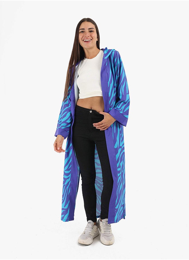 Carina all-over-print-hooded-kimono 