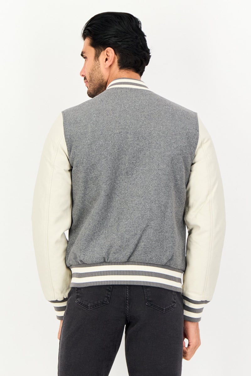 Celio جاكيت بومبر هذر للرجال، متعدد الألوان - Image 4