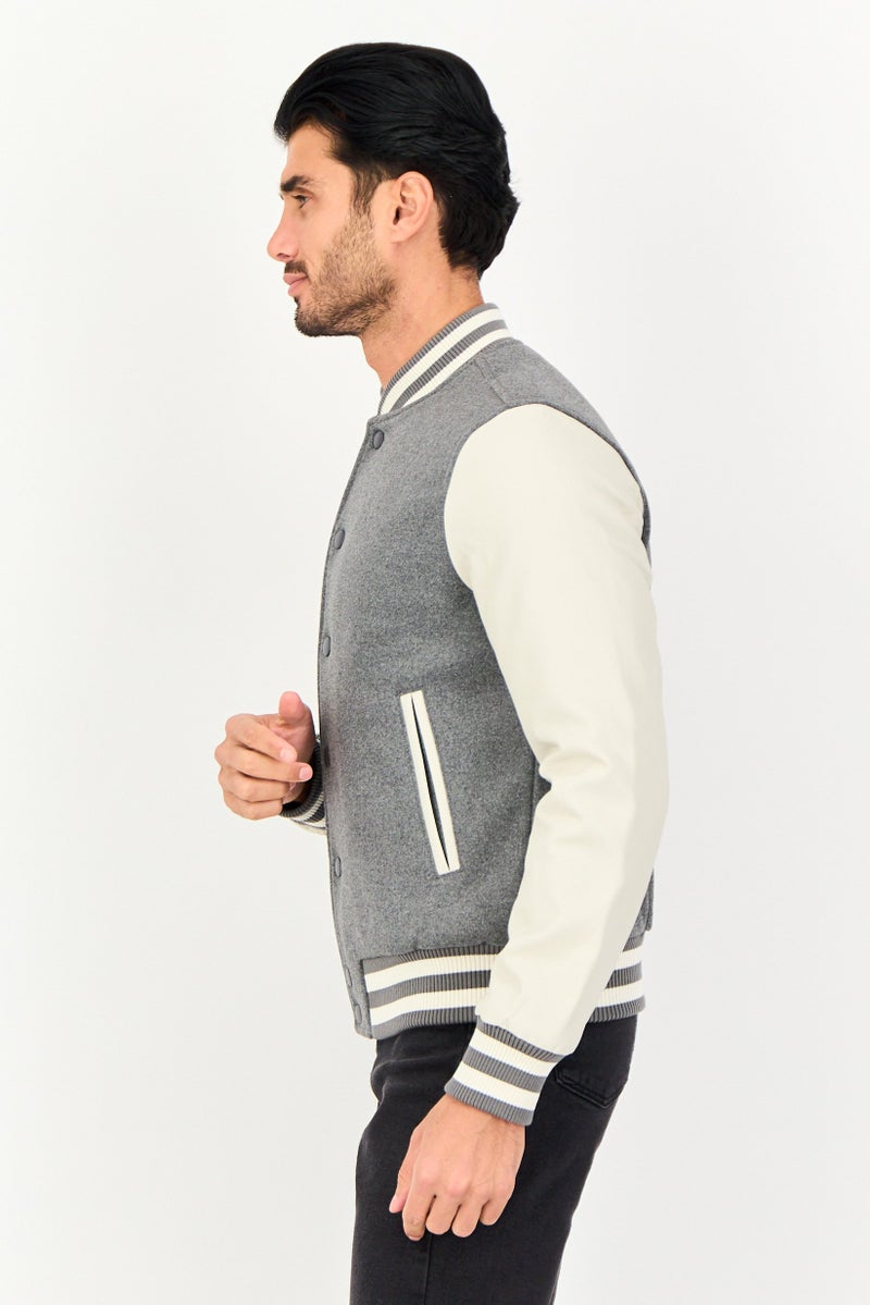 Celio جاكيت بومبر هذر للرجال، متعدد الألوان - Image 2