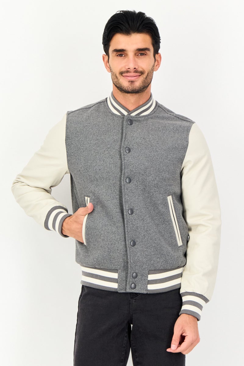 Celio جاكيت بومبر هذر للرجال، متعدد الألوان - Image 1