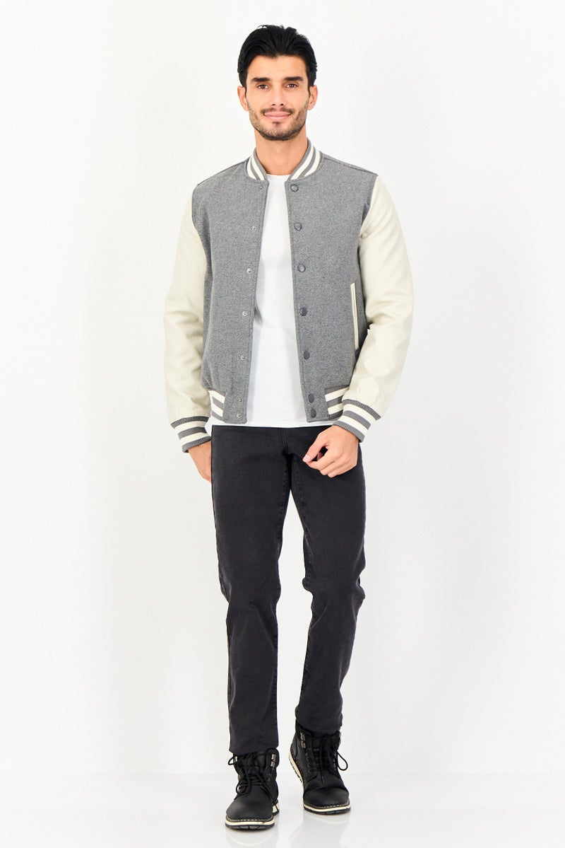 Celio جاكيت بومبر هذر للرجال، متعدد الألوان - Image 3