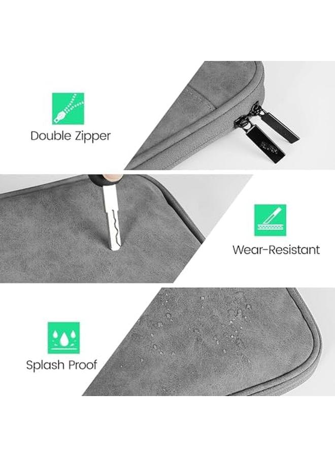 erorex Tablet Sleeve Bag Water Resistant Durable 11 Inch Ipad Sleeve Protective Bag With Pocket Shockproof Tablet Sleeve Pouch Laptop Sleeve Case For 9 11 Inch Tablet Business Travel Grey  - Image 1