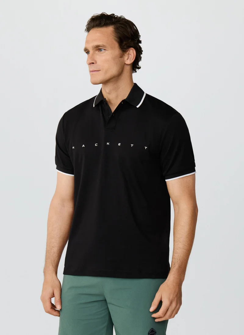 Hackett  Classic Fit Short Sleeve Branded Polo for Men | Best Price UAE