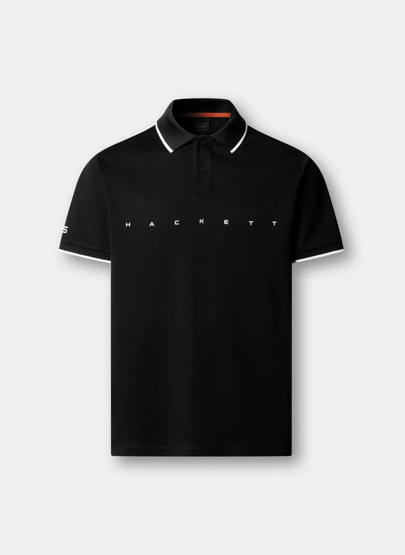 Hackett Classic Fit Short Sleeve Branded Polo