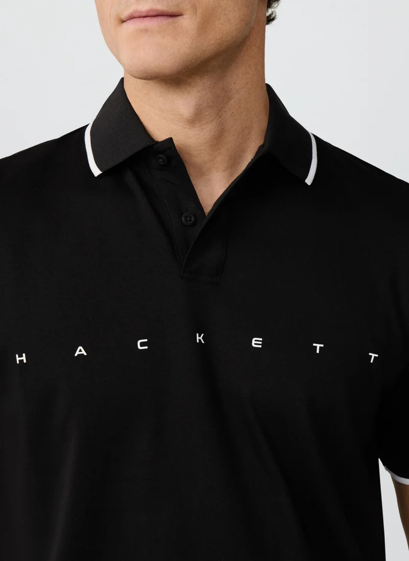 Hackett  Classic Fit Short Sleeve Branded Polo for Men | Best Price UAE