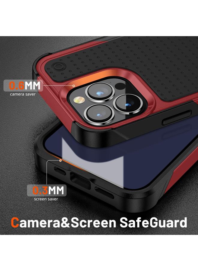 زبون جراب لهاتف iPhone 13 Pro PC + جراب هاتف واقي مقاوم للصدمات من مادة TPU - Image 4