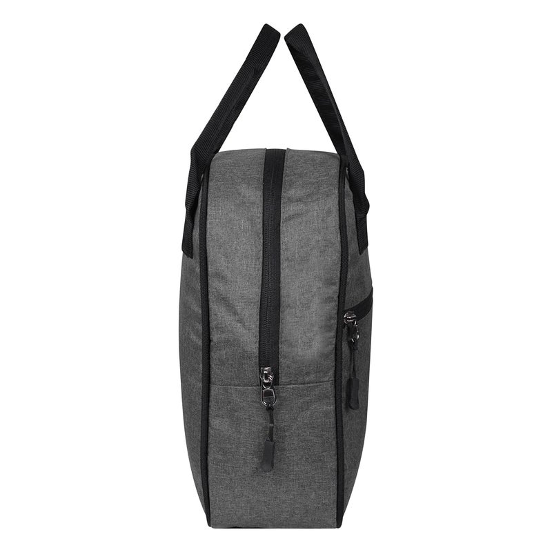 OxbOw Travel Lunch/Tiffin/Storage Bag with Bottle Comportment Picnic Tote Cooler Bag for Women Kids Men Office, College & School (Black) - Image 5