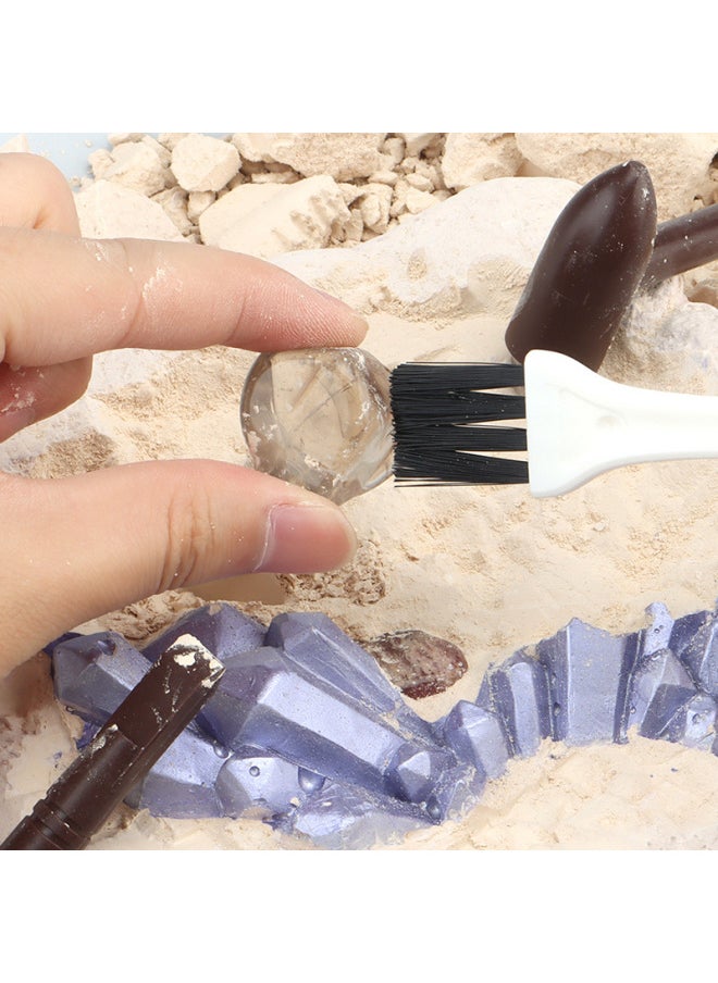 Children's Digging Toys Archaeology Digging Gems Dinosaur Skeleton Fossils DIY Digging Treasures Manual Teaching Experiment-Specifications:X809 Dinosaur Skeleton Fossil  - Image 5