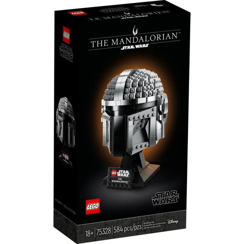 LEGO - Star Wars The Mandalorian Helmet 584 Pieces - 75328 - Image 1
