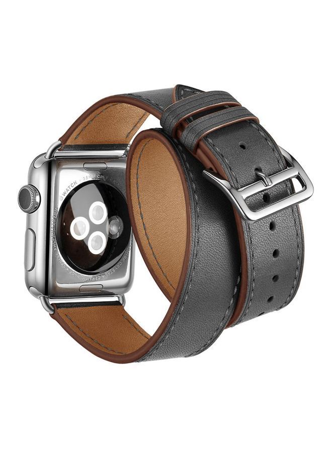 NIBEMINENT Replacement Band For Apple Watch Series 1/2/3/4 40/38 mm Grey - Image 1