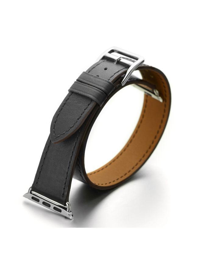 NIBEMINENT Replacement Band For Apple Watch Series 1/2/3/4 40/38 mm Grey - Image 2