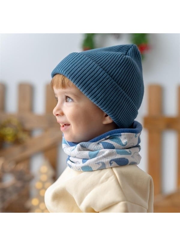Mama Yoyo - Polar Neck Collar - Whale / Indigo - Compatible Up to 5 Years Old - Image 1