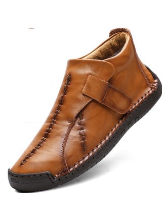 Winter Men's Handmade Casual High Top British Warm Short Boots Add Plush - pzsku/ZD92B44466AADF7B4106DZ/45/_/1696255042/d12d4657-394a-4f97-99b2-1ac967d1c47f