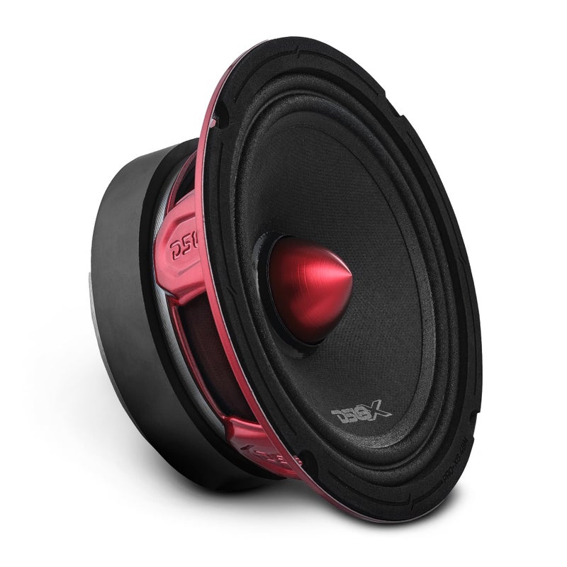 DS18 PRO-X6.4BM 6.5â€ Mid-Range Loudspeaker with Bullet 250 Watts RMS, 500 Watts Max Power, 4-Ohm - 6.5 inch Car Speakers for Pro Audio Builds - Image 1