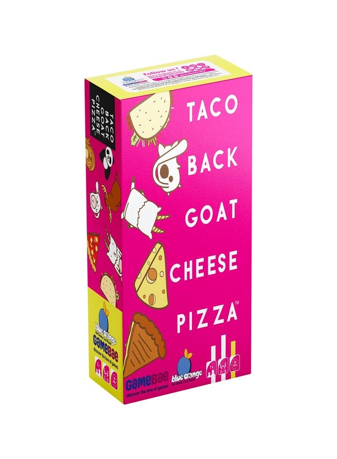 Blue Orange Taco Back Goat Cheese Pizza – Family Party Game & Travel Card Game | Great Gift for Kids, Teens & Adults | Ages 8+ | 2-8 Players I Taco Cat Goat Cheese Pizza On The Flip Side. - Image 1