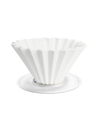 Ceramic Dripper M with Plastic Holder - Pour Over Coffee Maker - Compatible with VCF-02 and Wave 185 filters - Color White - pzsku/ZD92BA65D166BE8BCB6DCZ/45/_/1732000125/4b0453fc-6d70-4b4d-98af-52d132381d7a