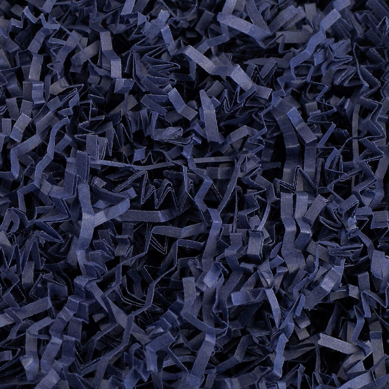 MagicWater Supply  1 LB  Navy Blue  Crinkle Cut Paper Shred Filler great for Gift Wrapping Basket Filling Birthdays Weddings Anniversaries