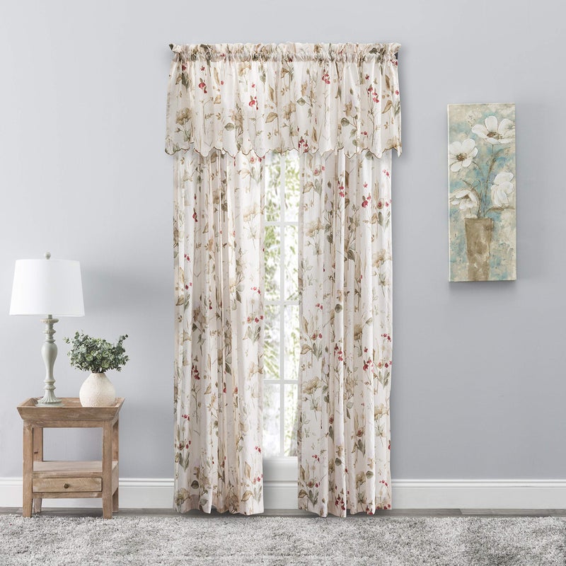 إليس كيرتن Ellis Curtain Sophia Valance 48 in x 15 in multi  - Image 2