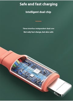 UChic Multi Charging Cable, 3 in 1 Stretchable Charger Cable, Portable USB Cable Universal Charging Cord with Type-C, Micro USB and IP Port for Cell Phones, Indoor Outdoor Travel Use  - Image 4