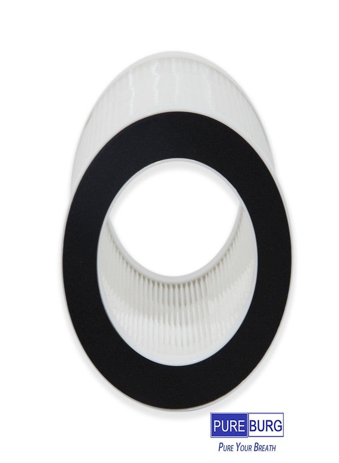 PUREBURG فلاتر بديلة من بيوربيرغ متوافقة مع جهاز تنقية الهواء أفلويا ديمي، عبوة من قطعتين، فلتر H13 HEPA لتنقية الهواء من الغبار والمركبات العضوية المتطايرة والروائح وشعر الحيوانات الأليفة والدخان - Image 5