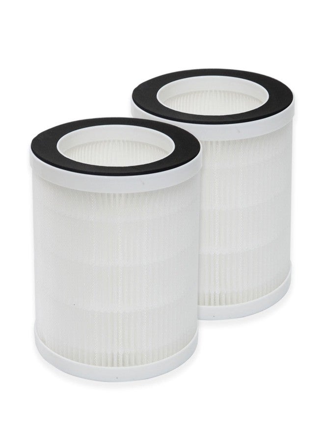 PUREBURG فلاتر بديلة من بيوربيرغ متوافقة مع جهاز تنقية الهواء أفلويا ديمي، عبوة من قطعتين، فلتر H13 HEPA لتنقية الهواء من الغبار والمركبات العضوية المتطايرة والروائح وشعر الحيوانات الأليفة والدخان - Image 1