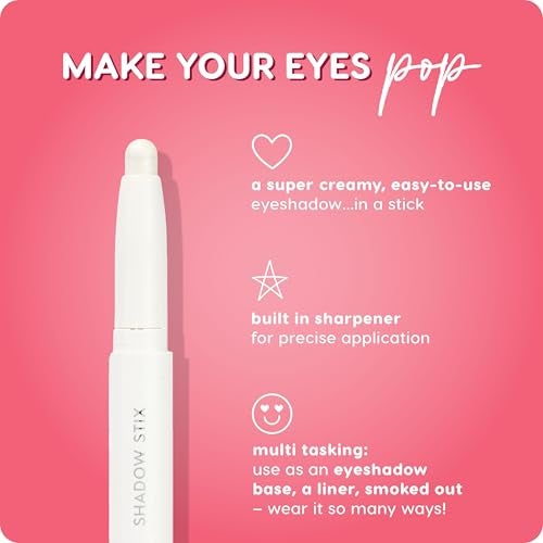 ColourPop Shadow Stix - Cream Eyeshadow Stick with Long-Lasting Color - Multi-Use Cream Makeup with a Built-In Sharpener & Precise Tip for Easy Application - Cold Girl (0.05 oz) - Image 4