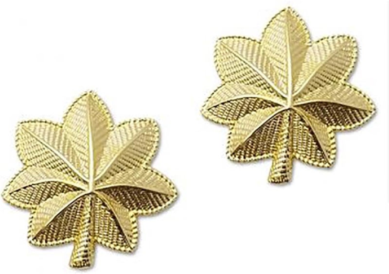 US Army Brite Shiny Metal Pin-On Rank