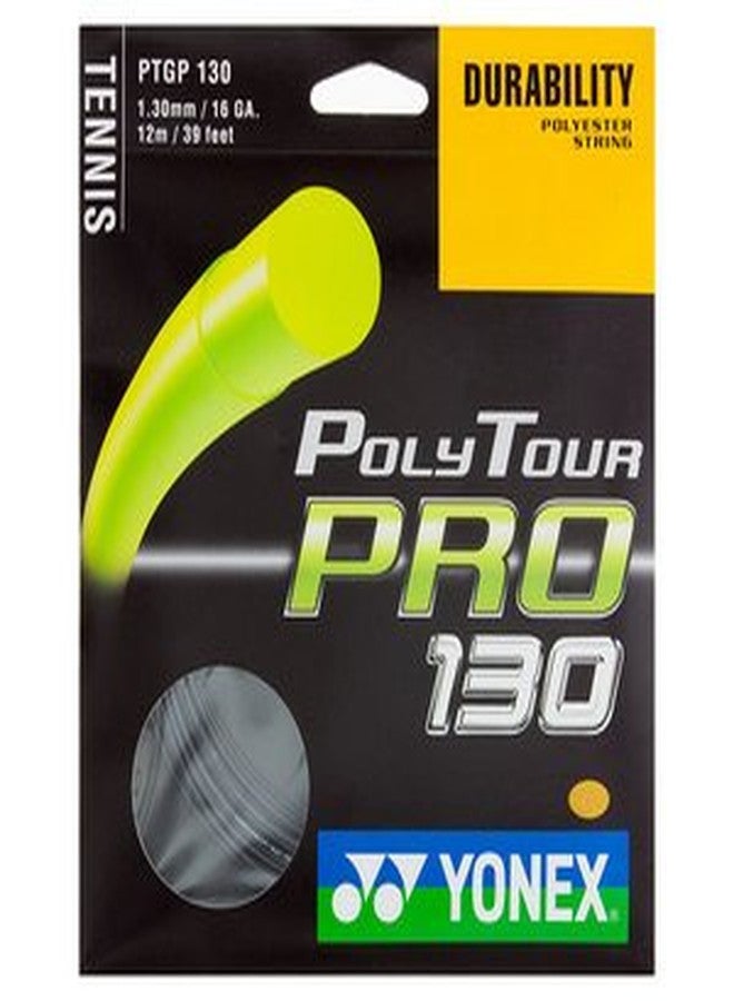 يونيكس مجموعة أوتار التنس YONEX Poly Tour Pro 130 (16 غرام، جرافيت) - Image 2