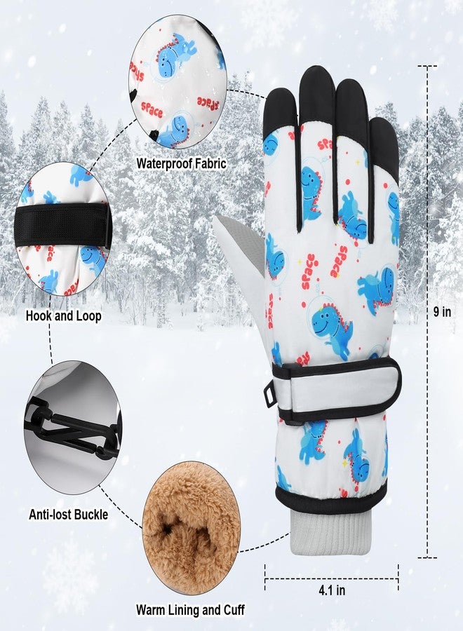 coclothy Winter Ski Gloves for Kids, Warmest Waterproof and Breathable Snow Gloves for Cold Weather, Touchscreen Snowboard Glove for Boys & Girls - Image 3
