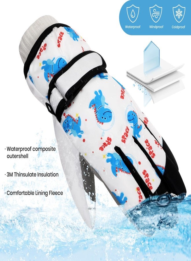 coclothy Winter Ski Gloves for Kids, Warmest Waterproof and Breathable Snow Gloves for Cold Weather, Touchscreen Snowboard Glove for Boys & Girls - Image 4