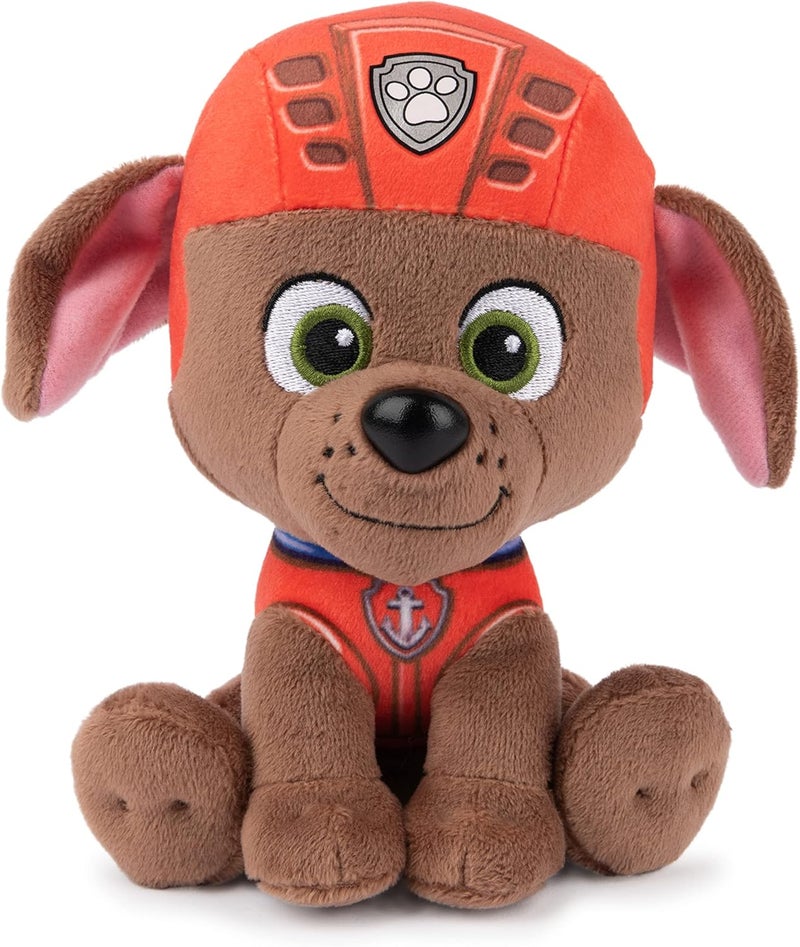غاند لعبة الرسمية من PAW Patrol: زوما بزي الإنقاذ المائي المميز، دمية محشوة للأطفال من عمر سنة فما فوق، مقاس 6 بوصات (قد تختلف الأنماط) - Image 1