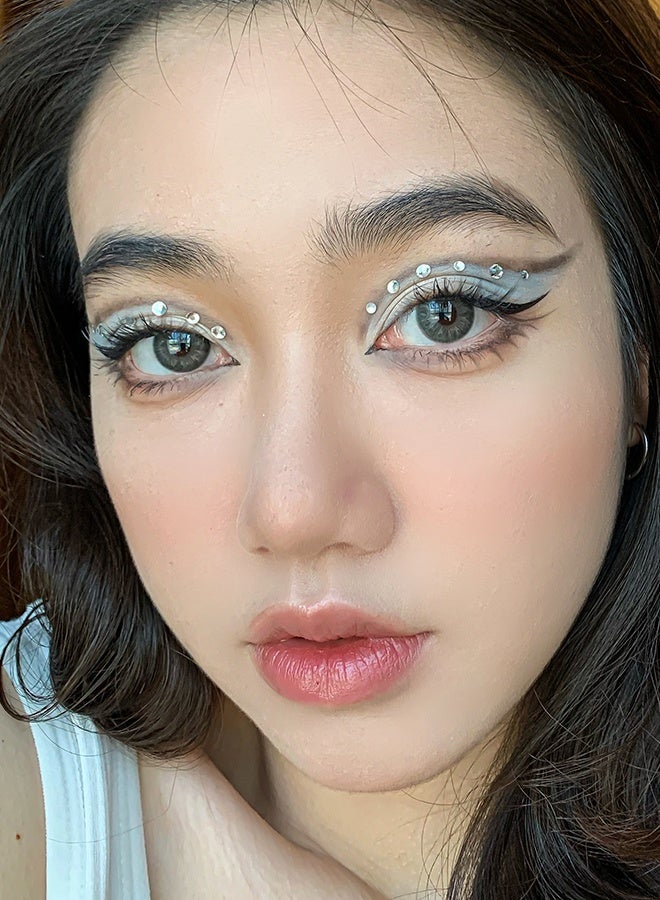 سيدة جديدة عدسات لاصقة ملونة رمادية من فريش ليدي للاستخدام السنوي - Image 5