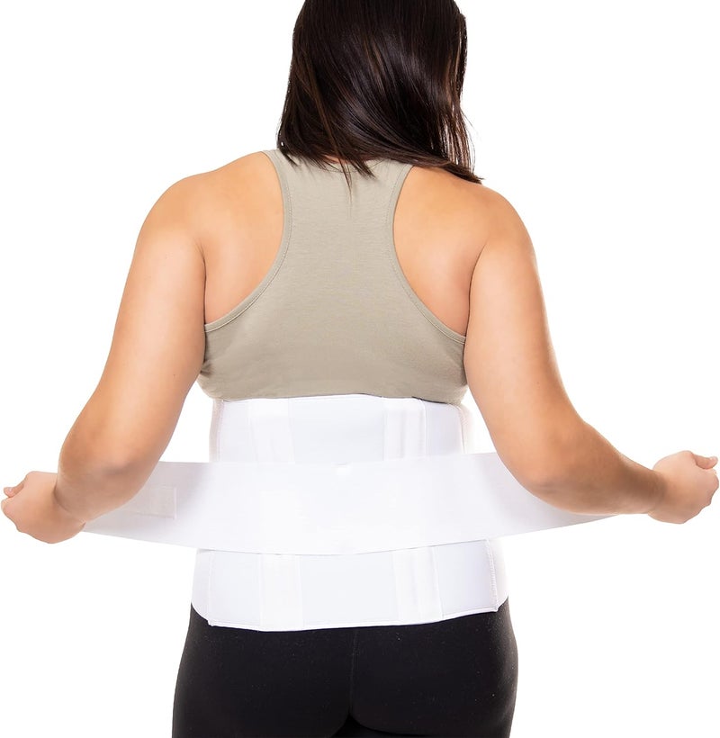 BraceAbility Plus Size XL Bariatric Back Brace - Extra Large Big and Tall Lumbar Support Girdle for Obesity Lower Back Pain in Extra Large, Heavy or Overweight Men and Women (Fits 45"-50") - Image 1