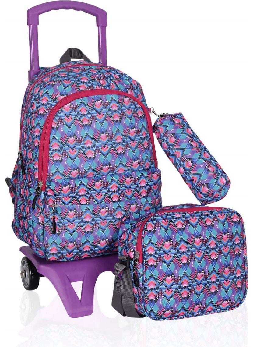 Cambridge Polo Club - PLCAN2079 T 328 Y Primary School Bag Set with Wheelchair - Image 1