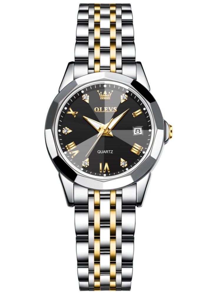OLEVS Watches for Women Stylish Stainless Steel Water Resistant Quartz Analog Watch 9931 - Image 2